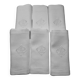 6 Napkins early 20th century AC monogram