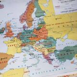 Geographic map cabinet