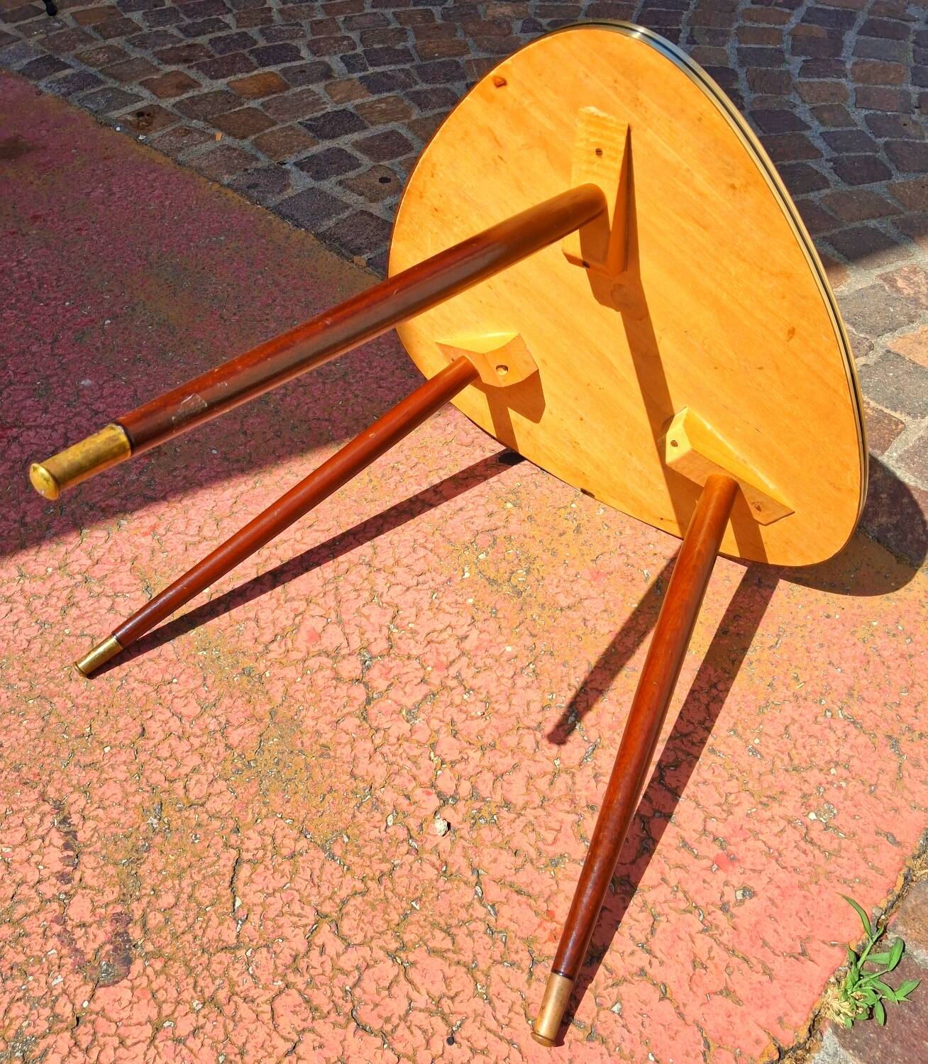 Living room or side table, vintage design from the 50s and 60s