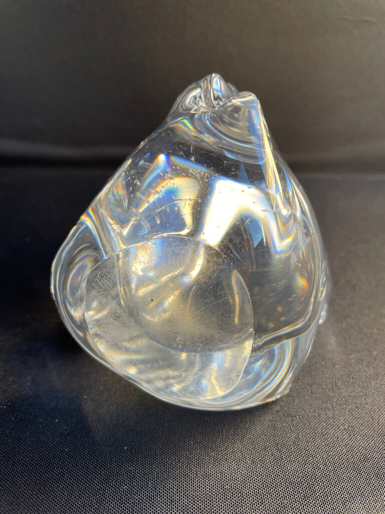 Schneider glassware - Pencil holder - Blown and cut crystal