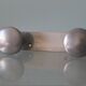 Brushed aluminum wall coat rack, vintage