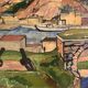 Vintage Oil Painting Landscape Fortification by Carsten Hvistendahl 1931