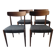 chaises scandinaves vintage suédoises TRIBO – P. Karaborgs Möbelindust