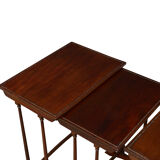 Fine Quartetto Nest Of Mahogany Tables