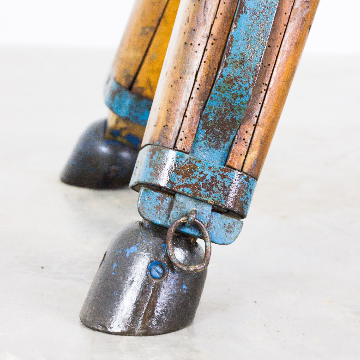 Gymnastics bench leather