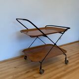 A bar trolley designed by Paul Nagel, JIE Gantofta, Sweden, 1950s
