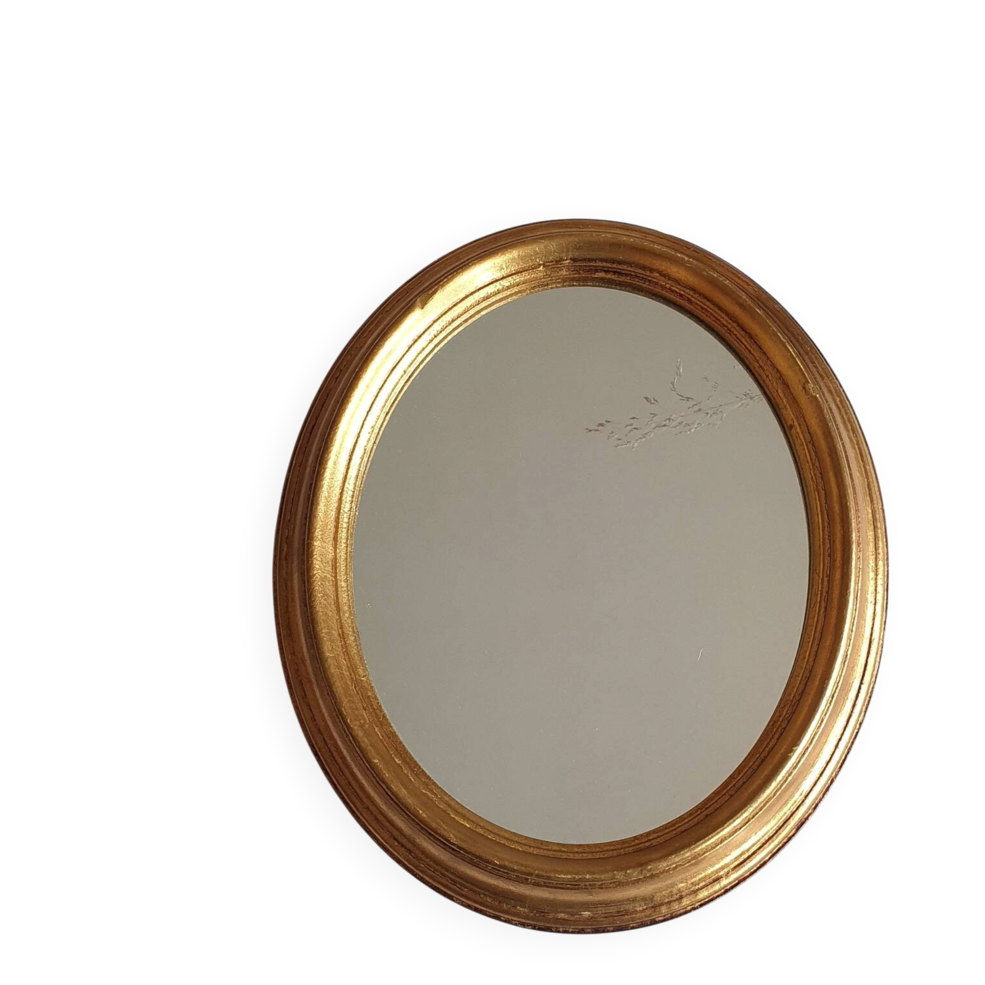 Vintage gold mirror