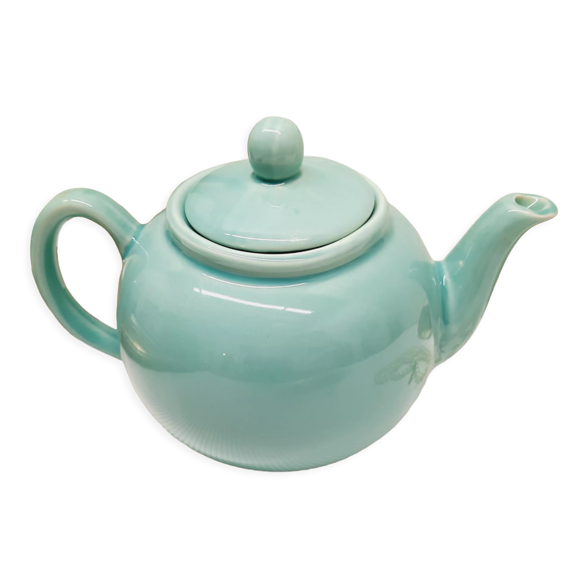 Celadon green teapot