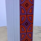 Porcelain vase with psychedelic decoration Arzberg Germany - 1960