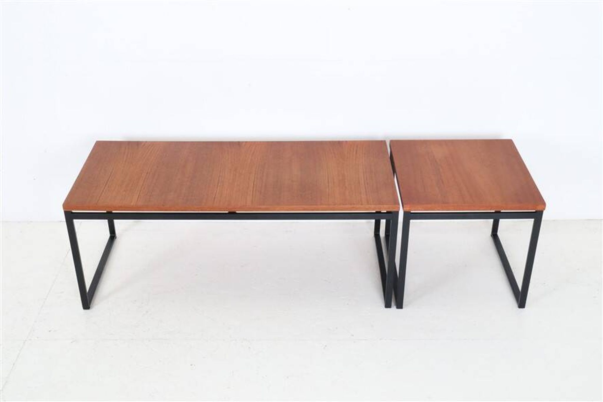Rare Rego / Günter Renkel “Twen” teak coffee table / mid-century modern design / 1950s / 1960s modernism