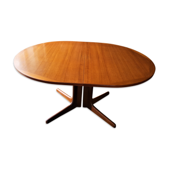 Baumann table 60s in solid teak