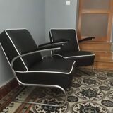 Pair of Bauhaus armchairs by Slezàk, K29 model, Gispen-Thonet 1932 design