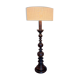 "Colonial" floor lamp in solid wood - 1960.