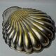 Vide pouch shell, brass, silver plated, Spain, 1970