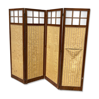 Antique mahogany screen