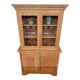 Two-piece glass-fronted buffet