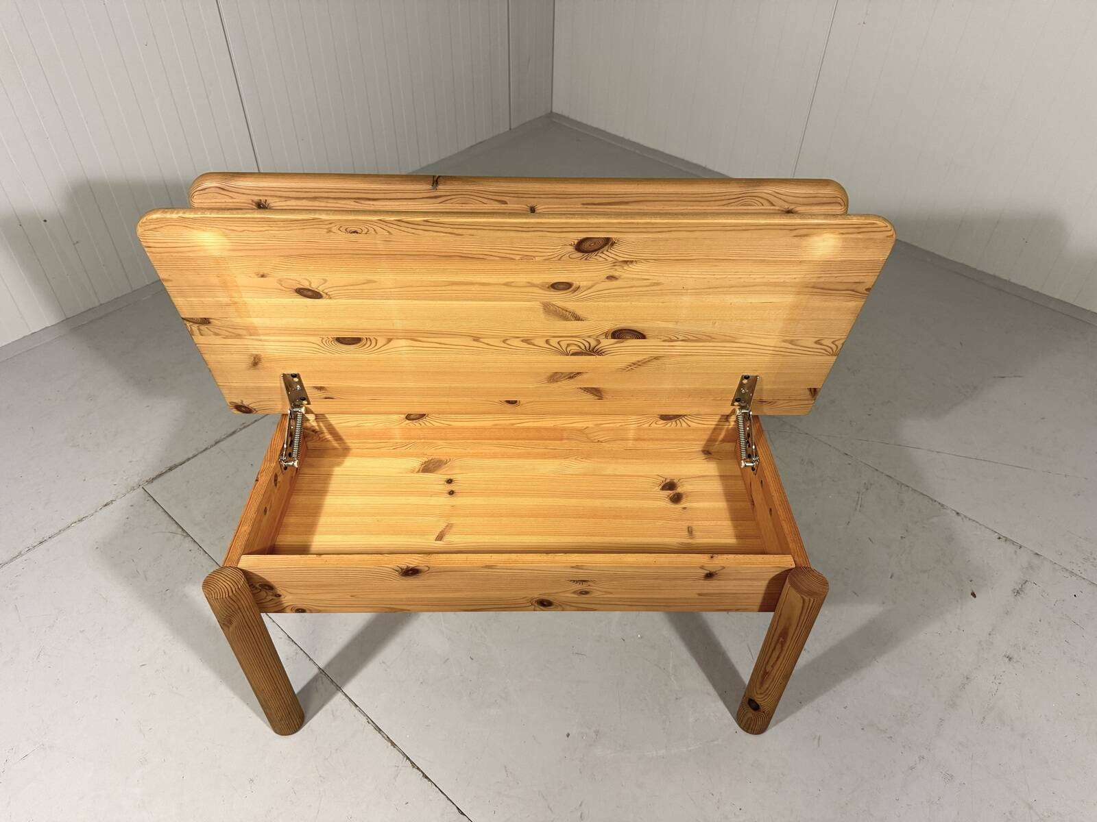 Korup Design solid pine benches with storage space Denmark