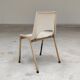 White molded plastic children's chair 1980