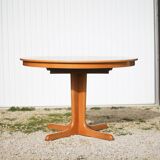 Table ronde bois et ses 4 chaises Self, table à manger, meuble de salon