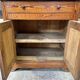Small kitchen cabinet in pitch pine.
