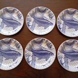 6 assiettes plates anglaises Ironstone Tableware