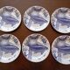 6 English flat plates Ironstone Tableware