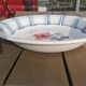 Hollow round dish digoin sarreguemines dauphin