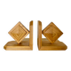 Paire de serres-livres en bois