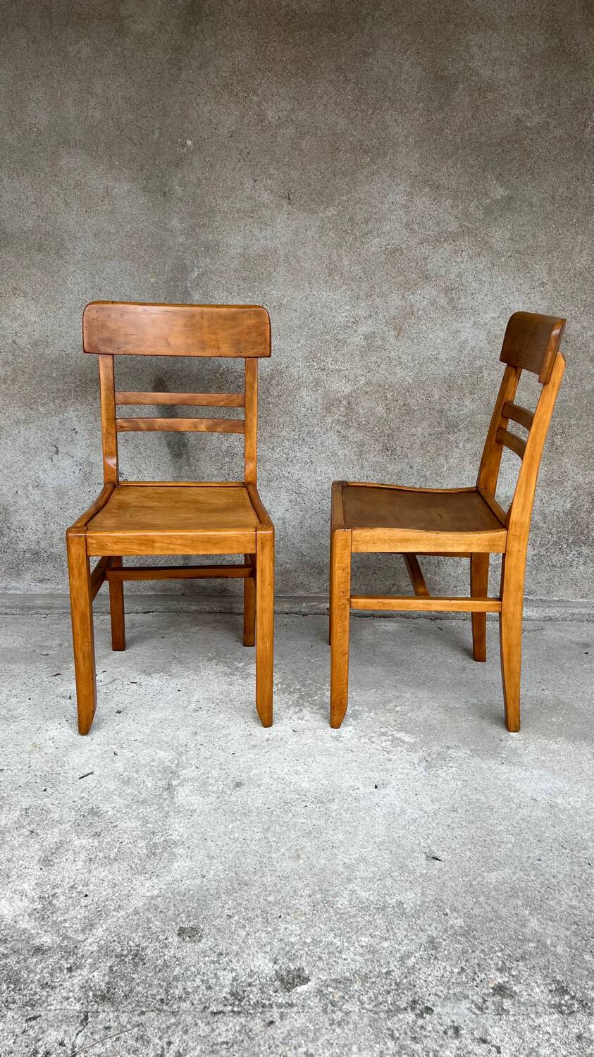 2 vintage bistro chairs