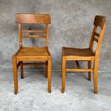 2 vintage bistro chairs