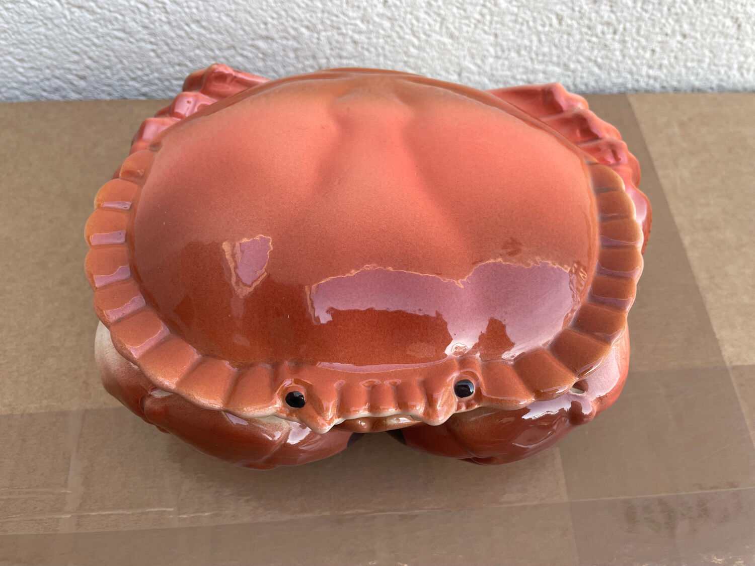 Crab box signed Michel Caugant