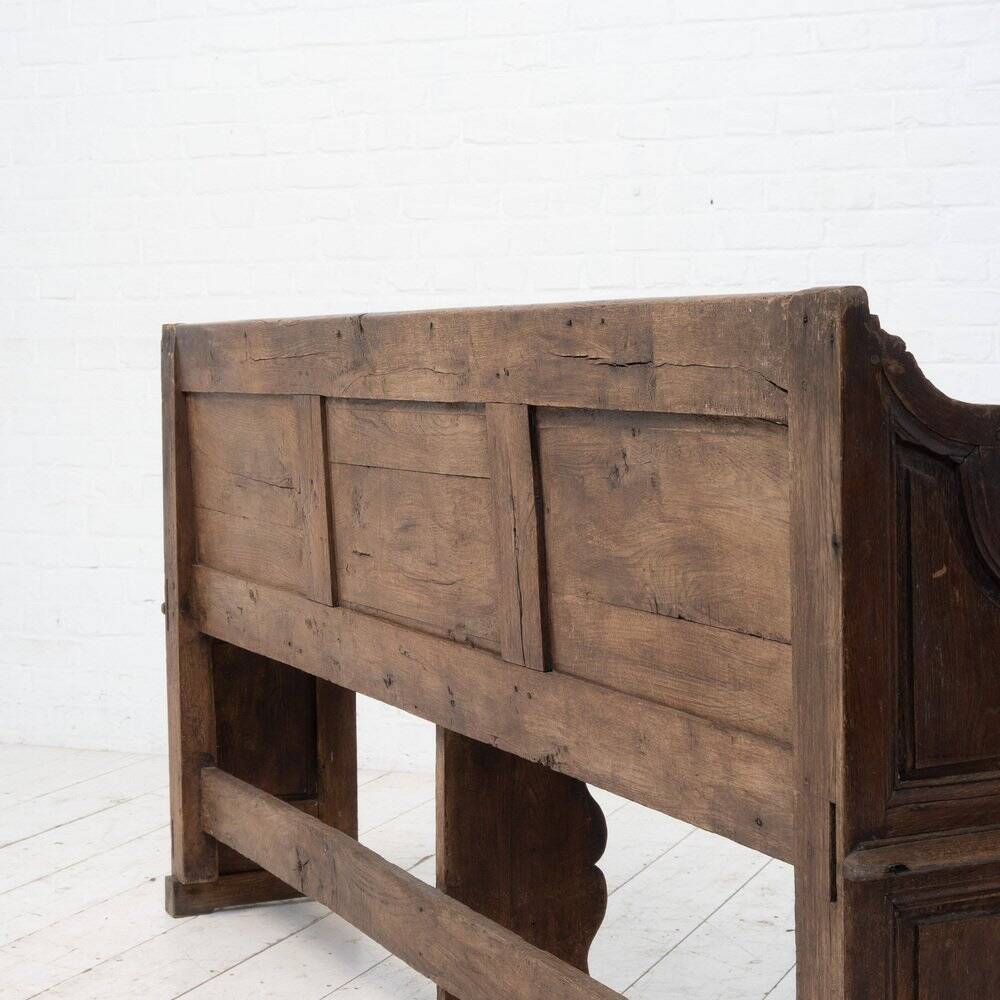 Antique French Oak Bench, 1850