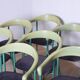 Lot de 8 chaises, années 1980