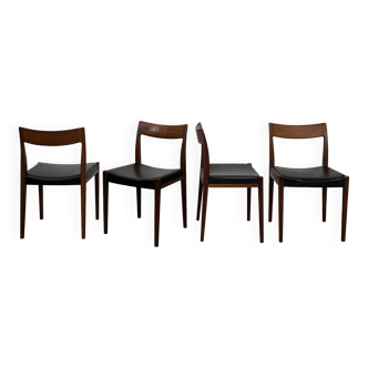 Suite of 4 Scandinavian chairs by Yngve Ekström