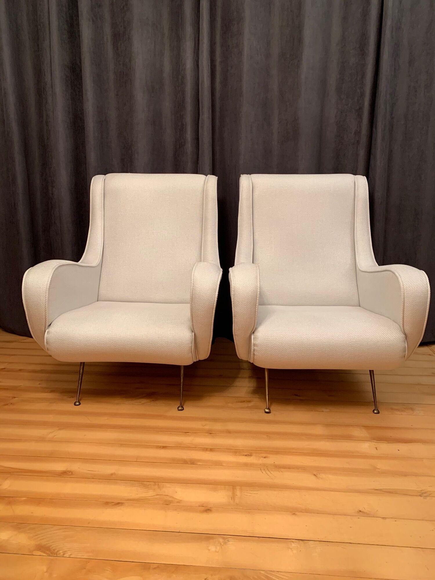 A pair of armchairs by Gigi Radice, Italy, 1960s