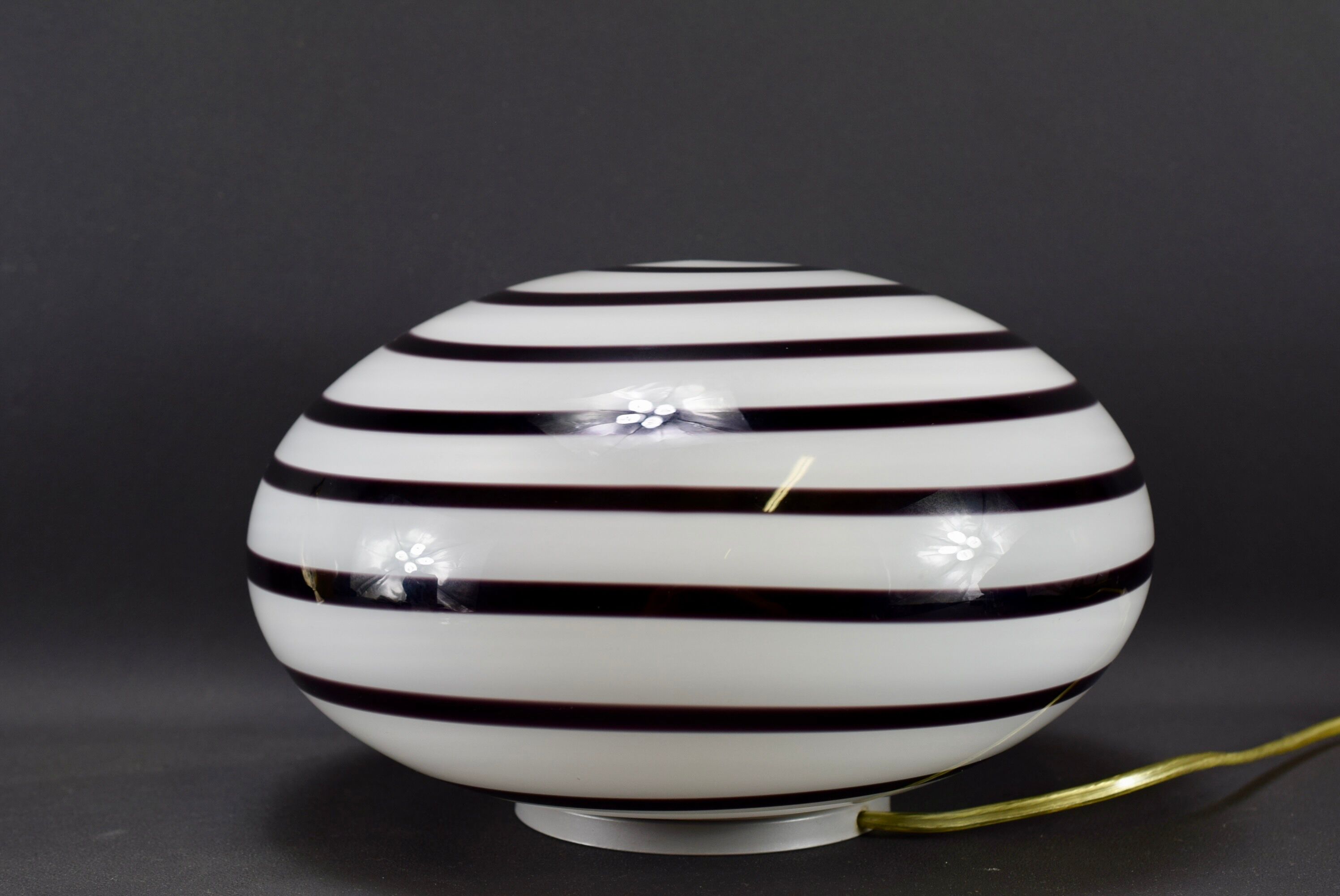 Vintage lamp zebra eglo black and white vintage