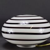 Vintage lamp zebra eglo black and white vintage