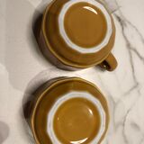 2 bistro coffee cups