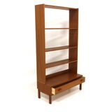 Scandinavian teak bookcase, Sweden, 1960