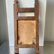 Antique Wooden Picture Frame with flower carvings 42 cm x 19 cm