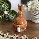 Ceramic rabbit, zoomorphic terrine