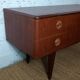 Meuble bas, petite enfilade en acajou, années 60