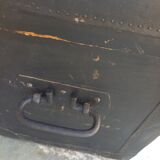 Black wooden trunk