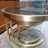 Tables giggle bronze and smoked glass