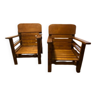 2 fauteuils vintage