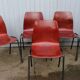 Set of 5 design chairs Pagholz 1960/70 brown