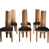 Lot de 6 chaises de repas