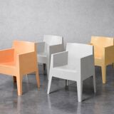 Set of 4 Vintage Mid-Century Modern Atlantide Collection Toy Plastic Chairs