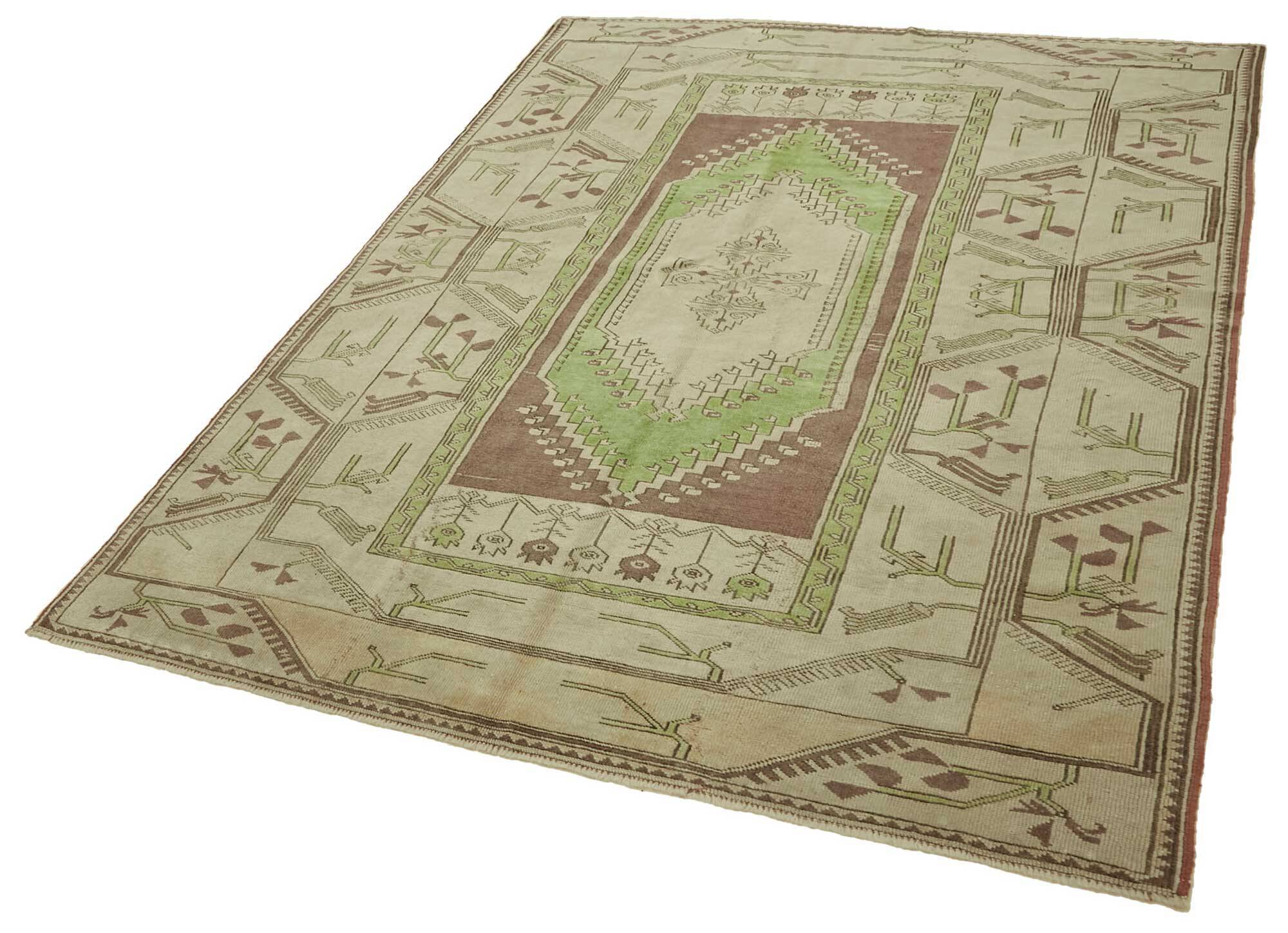 Turkish Vintage Anatolian Rug 163 cm x 220 cm