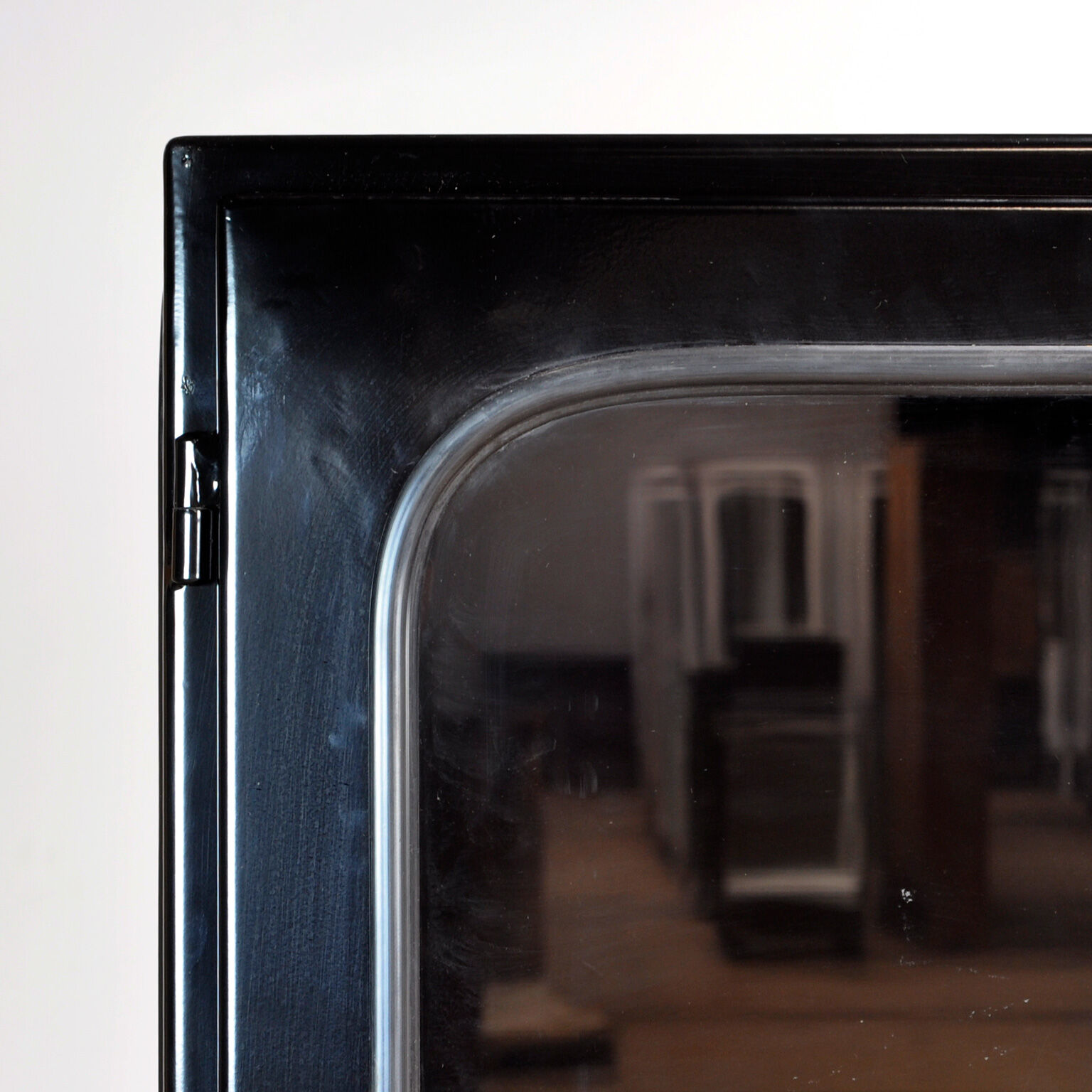 Vintage Glass & Iron Medical Cabinet, 1970s